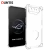 Couverture de case de téléphone à épuisement par choc pour Asus Rog Téléphone 7 6 Étui transparent en silicone transparent pour Asus Rog Téléphone 7 6 Couverture arrière