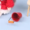 1PC Dollhouse Miniature Food And Play Scene Model Doll House Accessories Mini Red Portable Water Bucket