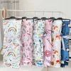 Blankets Swaddling Thick bean fleece double-sided baby blanket swaddle childrens blanket cartoon soft and comfortable newborn quilt autumn winter Y240411