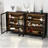 Leichte Luxusholz Sideboards Küche Locker moderne minimalistische Wohnzimmermöbel Buffet Sideboard Home Hotel Storage Cabinet