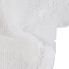 1pc Cortinas transparentes de encaje blanco europeo para ventana de cenefa de cocina cortinas de tul dividentes de café cortina dormitorio romano ciego