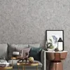 Papiers muraux de couleur unie vintage décor de maison de papier peint de ciment ordinaire classique Rouleau pour murs en vinyle Papel Contact Gray Wallpaper Roll
