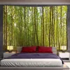 Arazzi Bellissima foresta naturale Paesaggio Abete Abete Decorazione murale Decorazione Soggio