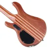 Kable 43 -calowe Sapele Top Electric Bass Guitar Active 5 strun Okume Wood Body z Fret Mat Bass Guitar z odbiorem