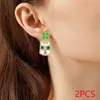 Dingle örhängen 1 par st. Patrick's Day Outfit Accessories Fashionable Irish Jewelry for Women Holiday Daily Wear Mardi Gras Festive