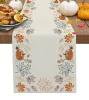 Elegant Thanksgiving Autumn Pumpkin Dining Table Runner Mariage Décor de mariage Runner de table pour table de table Dining Table Runners