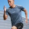 S-6XL Plus Siz Custom Summer Sports Quick Dry Men's Short Sleeve Slim Fit T-shirt Running Athletic Gym Ice Silk Sweat Casual Top