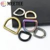 10st 10-38mm Metal Buckles For Strap Bag Belt O D Ring Dog Collar Webbing CLASP Loop Diy Leather Craft Sy Accessories