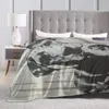 Large Black and White Harlequin Great Dane Flannel Blanket Lightweight Soft Cozy Bed Sofa Office Warm Throw Blankets All Season