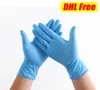 Guanti usa e getta blu bianco verde nitrile in lattice di protezione della pulizia universale cucina manuale DHL 9608646