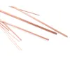 500 mm de longueur T2 Copper Rod dia 0.8 / 1/2/3/4/5/6/7/8/9/10mm Metal Bar rond Round et les tiges de cuivre pur solide et inflexible DIY