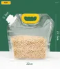 Bouteilles de rangement grains sac d'emballage riz blé haricots alimentaires résistants à l'humidité