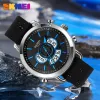 Skmei Watch original para el hombre Luxury dual Time Digital Wallwatch cronógrafo LED Light Sport Men's Relojes impermeables Reloj