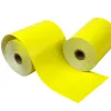 Produits Color Thermal Tape 80 mm x 60 mm Fluorescent Bright Yellow Color Caissement Receipt Papier 4 rouleaux