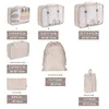 Storage Bags Travel Luggage Organizer Clothes Bag 7PCS Packing Cube Large Capacity Shoes Underwear Toiletries Pouch