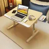 60x40 cm opvouwbare tillen Computer Desk Laptop Tablet Desk met laden Multifunctioneel slaapkamer Kantelende vouwkantoor Leesbureau