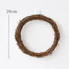 Fleurs décoratives Christmas Rattan Rague Artificiel Garland Decorations 2024 Production de couronnes de bricolage pour la maison Merry Party Holiday Decor