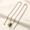Collier de pendant triangle de créateur de mode 18K Brand de marque Pensemblants Pendants en acier inoxydable Colliers de perles de liaison