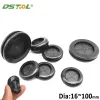 Black Round Grommet Protective Coil Biphided Bashing Firewall Foro Fucile Fireding Parti dell'anello di ritegno Kit di guarnizione elettrica del filo elettrico