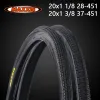 Maxxis 20inch 451 Bike Tyre 20x1 1/8 20x1 3/8 Torch DTH Small Wheel BMX Punctie Resistent Anti-slipbanden 60-85psi