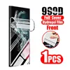 Transparent Phone Case for Samsung Galaxy S22 S21 S20 FE Ultra Note 20 Plus Front Hydrogel Back Camera Screen Protector Glass