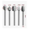 6/10pcs frezowanie drewna obcinanie szlifowania węglika Tungsten stalowa HSS ROUTING ROUTER BIT BIT do rzeźbionego narzędzia do obróbki drewna