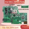 Moderkort CN0JJVYM 0JJVYM för DELL XPS 17R L702X 2D GT550M 1GB LAPTOP MOMERBODA DAGM7MB1AE1 DAGM7MB1AD0 HM67 DDR3 Notebook Mainboard