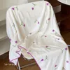 Floral Bath Towel Superfine Fiber Soft Quick-dry Shower Towels Women Household Skin-friendly Absorbent Wearable Bathrobe