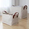 Bolsas de lavanderia simples japonês de tecido de armazenamento de roupas e brinquedos box box home algodão linho de linho Classificação
