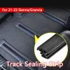 Auto-stoel Track afdichtingsstrook voor Toyota Sienna Granvia 2021-2023 Zitglijbaanafdichtingsstroken Trims waterdichte stofdichte accessoires