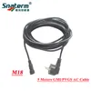 Cable de extensión de alimentación de 5 metros de CA con ajuste de tipo de zócalo de la UE para PVG/GMI 150W 180W 260W 300W 350W 600W 700W Micro GRID TIE Inverter