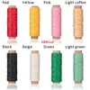 30m/roll Durable DIY Flat Hand Stitching Leather Sewing Line Waxed Thread Cord