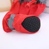 4pcs/set防水ペットドッグシューズChihuahua Safety Anti-Slip Rain Boots Footwear for Small Cats Dogs Puppy Outdoor Booties