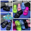 Designer sandalen slippers dames fluwelen materiaal strass klittenband feestje soft room gai platform maat 35-42 10 cm hiel feest formeel kantoor gratis verzending