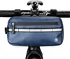 Storage Bags Bike Handlebar Bag Cycling Front 3L Bicycle Frame Waterproof Suitable For Shoulder Handbag Waist Bag(Blue)