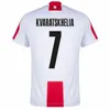 New Georgias Football Jerseys 2024 Euro Cup Georgia Home Away Soccer Jersey Kvaratskhelia # 7 Pays Island Men de football masculin Chakvetadze Davitashvili