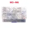 Soft/ Hard PVC Flat Washer Set M3 M4 M5 M6 Plastic Gasket Transparent Insulating Plain Gasket Ring Spacer Flat Washer Assortment