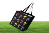 Moomin Little My Cartoon Bolsa de compras reutilizável Black Black Forte grande impermeável bolsa de supermercado Bolsa Bolsa Bolsa de praia 5430764