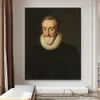 Rolig förändrad konsttryck affisch King Henri IV av Frankrike Rabbit Ears Canvas målar Renaissance Portrait Wall Art Home Decor