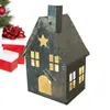 Candle Holders House Shaped Tealight Holder Vintage Lantern Home Decoration Nordic Pastoral Small