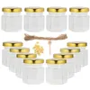 Storage Bottles 20pcs Mini Honey Jars Sealing Jam Small Glass Canning Containers