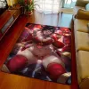 Sexy Anime Carpet e tapete Anime Sexy Art Square Room Quarto Grande Área Garpete macia Home Homem Man Caver