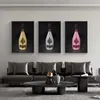 Affiches d'art mural Diamond Ace Champagne Bottle Canvas Impressions peintes de luxe Mural Pictures de salle à manger moderne Décoration de maison