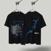 T-shirt de camisetas de estrela masculina e feminino Scotter Scotter Manga curta UNISSISEX Casual versátil Loose Camise