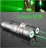 Военные зеленые лазерные указатели 100 Вт 100000 м 532 нм высокая мощная лазер сжигание матч -матч Охотника за гореть 2205107912924