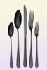 Flatvaruuppsättningar Fler val 5pcsSet 4pcsSet Rostfritt ståluppsättning Silver Silver -bestick redskap inkluderar knivgaffel Spoonflatwar4585840