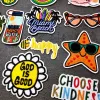 PEACE LOVE Patches Cloth Embroidered Applique Sewing Clothes Apparel Accessories Magnetic Tape Sunglasses