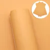 Couleur de couleur solide nappa Faus de tissu en cuir en cuir tissé tissé tissu en cuir synthétique lisse pour boutons casse à cheveux bricolage artisanat