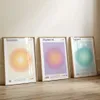 Trendigt ängelnummer Aura Gradient 111,222,333,444,555,666,777,888,999 Wall Art Canvas Målningsaffisch för vardagsrumsheminredning