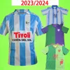 Jubileumeditie 23/24 Malaga voetbaltruien 2023 2024 CF Malaguista JCASTRO Ontiveros Juanpi Maillots De voet shirt Santos Adrian voetbaluniform Home weg 3e 3e